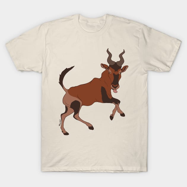 Hartebeest T-Shirt by TaksArt